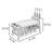 41.3in Multi-functional Shoe Storage Bench