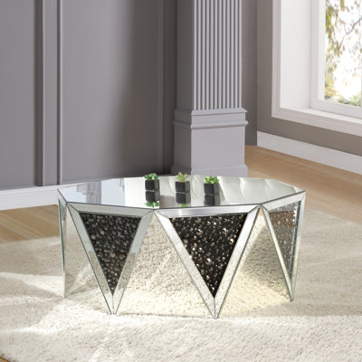 Table basse, faux cristaux