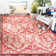 Galena Performance Damask Indoor/Outdoor Area Rug