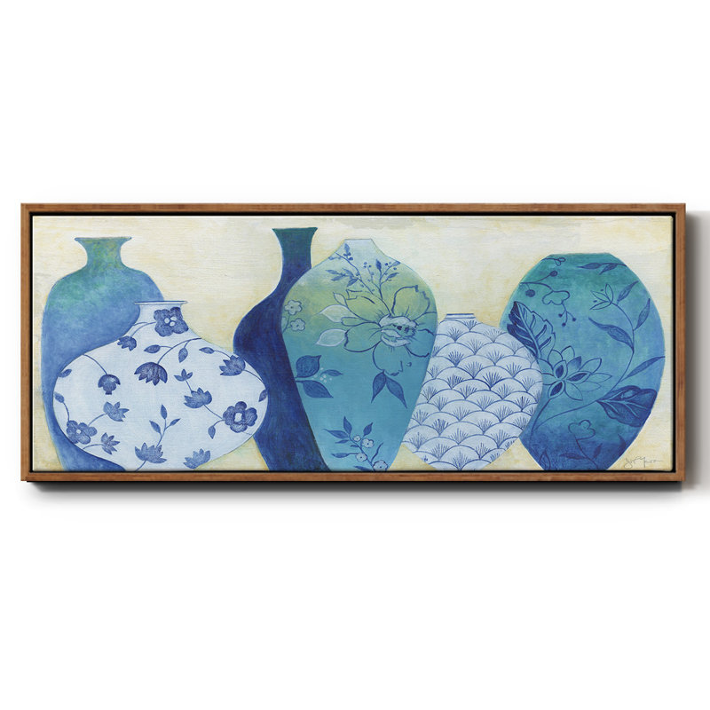 Chinoiserie Home - Toile encadrée, H 20 po x l 50 po