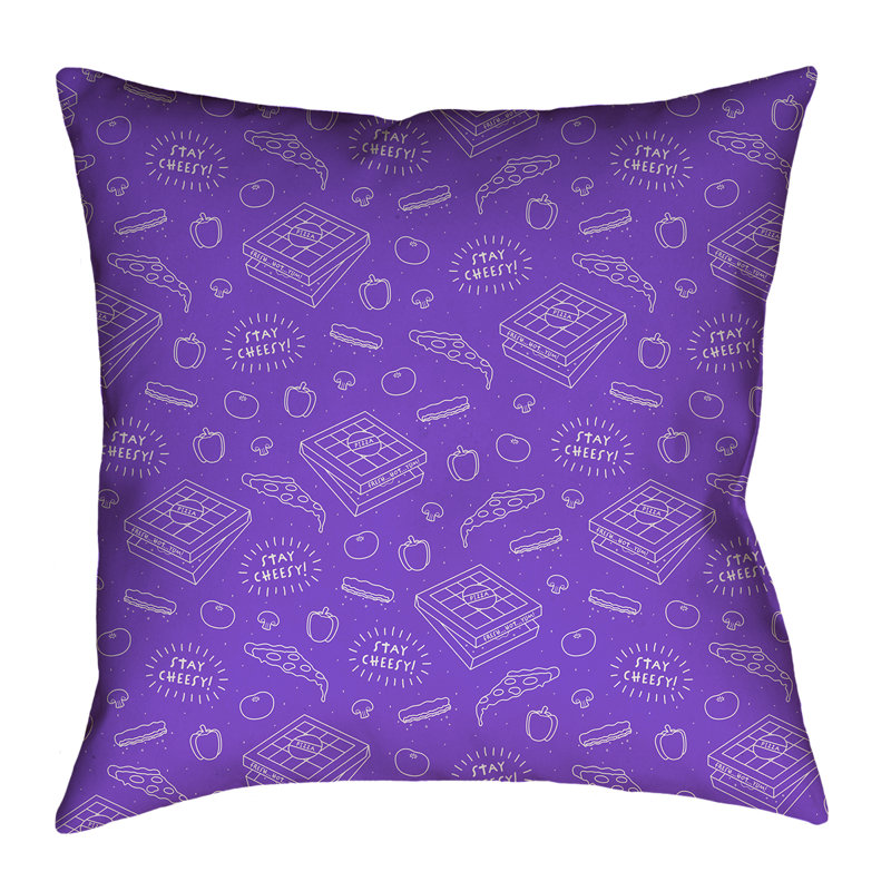 Coussin Katelyn Elizabeth, 20 po x 20 po, Mauve