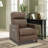 Morlan 30.8" Wide Genuine Leather Power Zero Gravity Recliner-336550569
