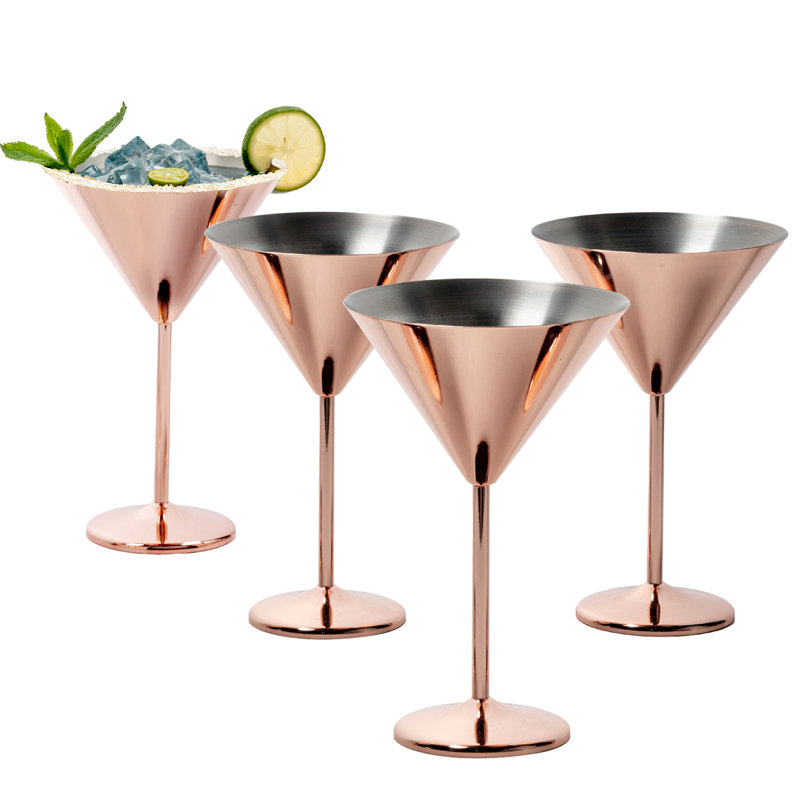 Ruot 236.6ml Stainless Steel Martini Glass