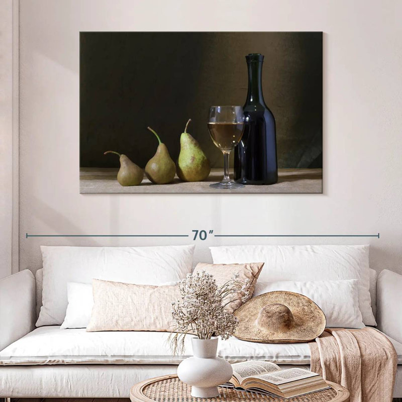 Yarlin Wine and Pears, 32" H x 48" W