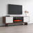 Calab 70.9" Modern TV Stand with Electric Fireplace, Matte Finish, Media Storage-2069557259
