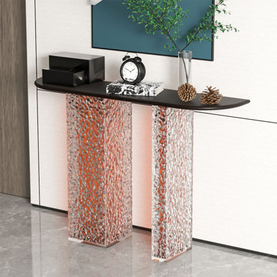 Console moderne en acrylique minimaliste