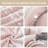 Clarion Pink 7 Piece Chic Striped Comforter Set-1729148349-1729148337