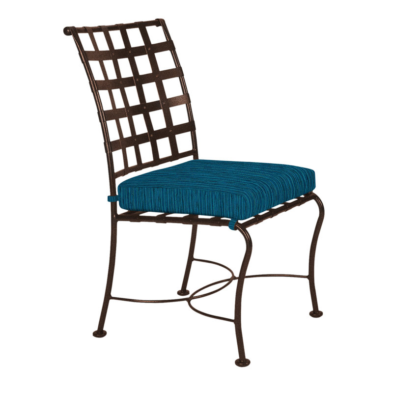 Classico Outdoor Dining Side Chair, Harris Stone, Copper Creek