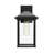 Knipe Velda Clear/Black Outdoor Wall Lantern-66310522