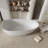 59'' x 30'' Freestanding Soaking Solid Surface Bathtub