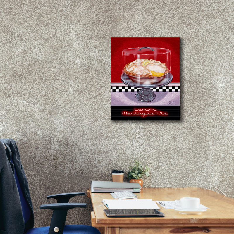 Art mural sur toile Trinx «Lemon Meringue Pie» par Shari Warren, H 24 po x l 20 po x P 0,75 po