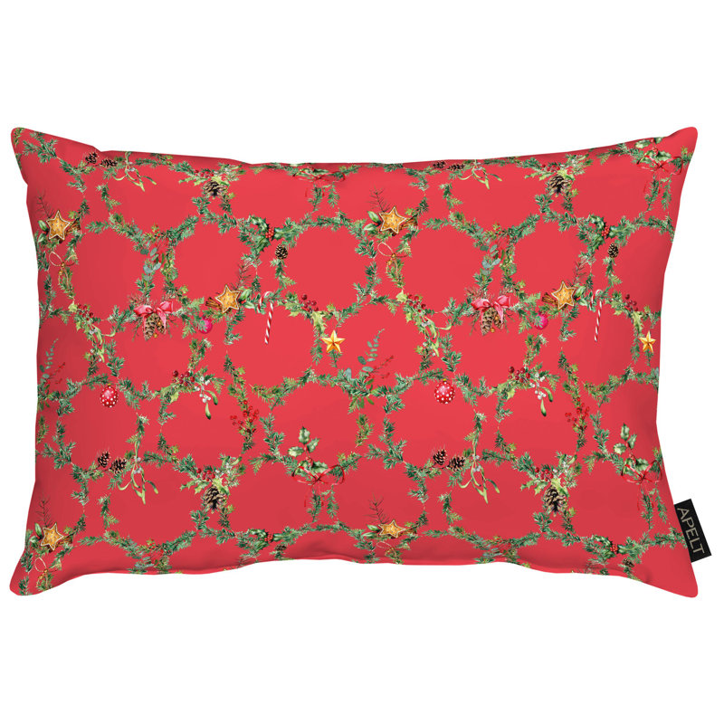 Rectangular Cushion, Red