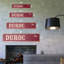 Plaque de rue Duroc en aluminium 4 po x 18 po
