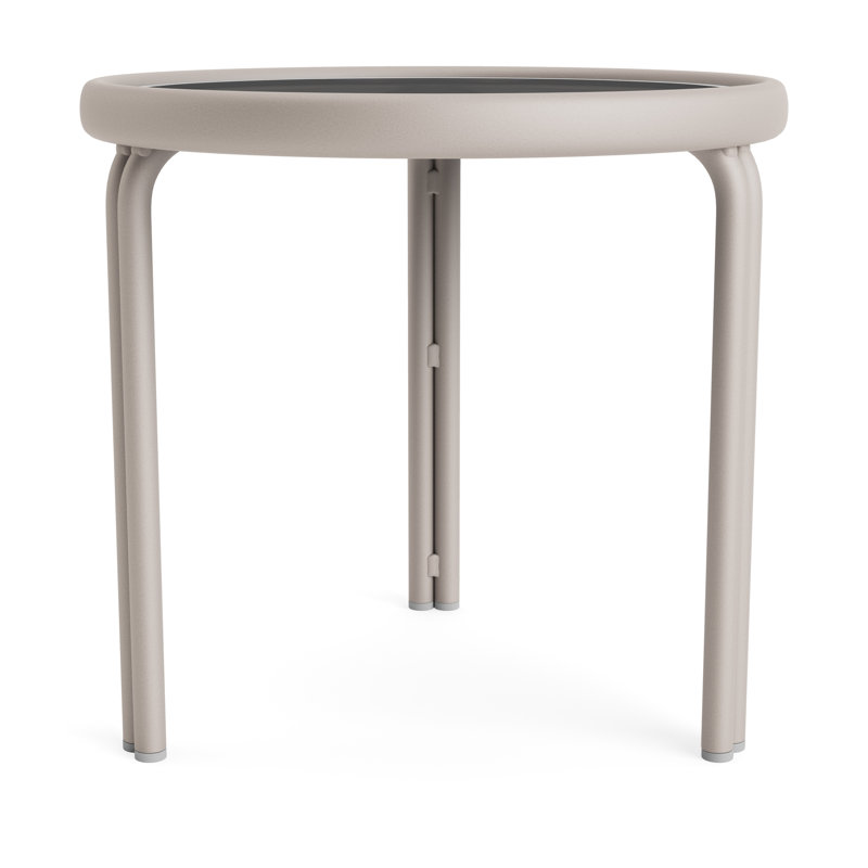 Kantan Outdoor Round Side Table, Dove