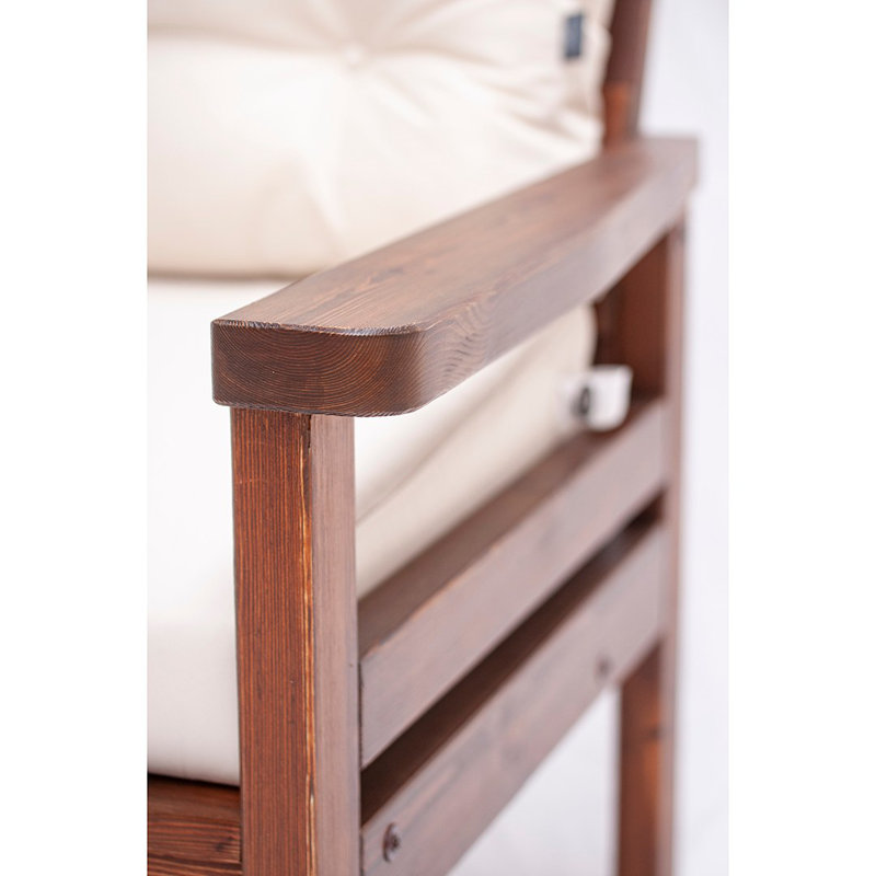 Banc en bois Dado, Blanc
