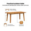 Rectangular 90Cm L Outdoor Coffee Table