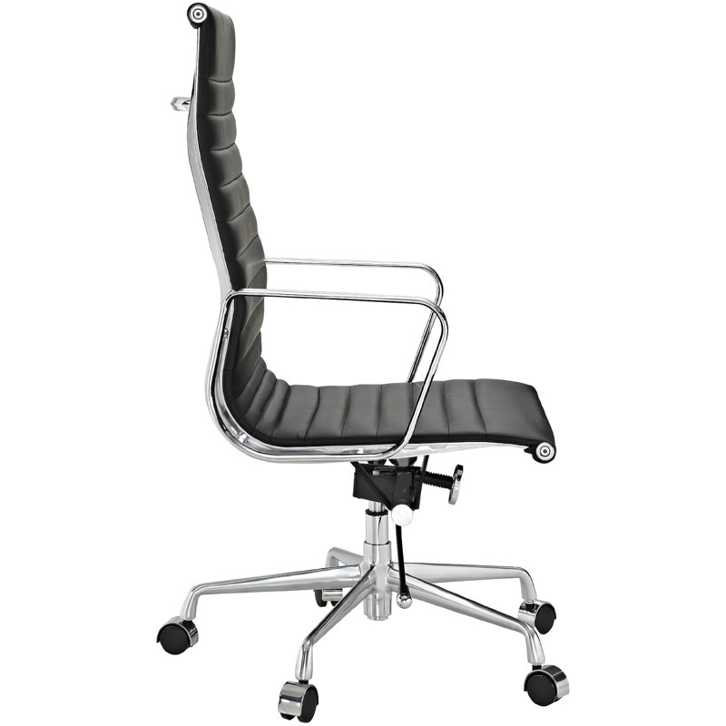 Fauteuil de conférence en cuir véritable