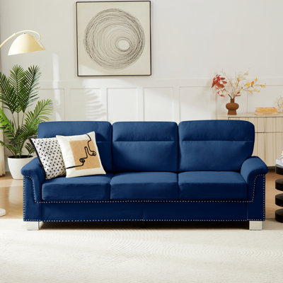 Sofa Couch for Living Space, Modern 3-Seater Sofa for Living Room, Bedroom and Office Use