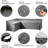 Waterproof Patio Sectional Sofa Cover-1134291251