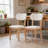 Gladkowski Arc 3-Piece Breakfast Nook Square Solid Wood Dining Table Set-125375554