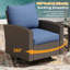 Chaise de patio pivotante avec coussins (ensemble de 2)-939443968