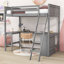 Lit mezzanine en bois avec bureau et tablettes-183899027-183899020