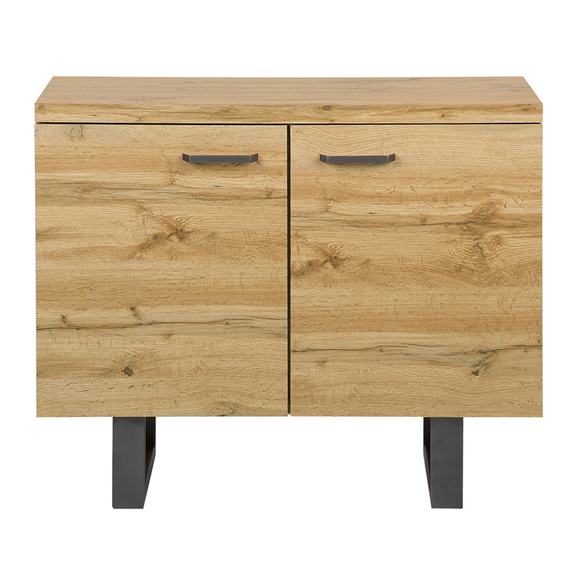 Appomattox Sideboard, Light Wood/ Grey