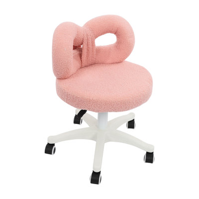 Makeup Roller Chair With Soft Cushion And Backrest by Mercer41