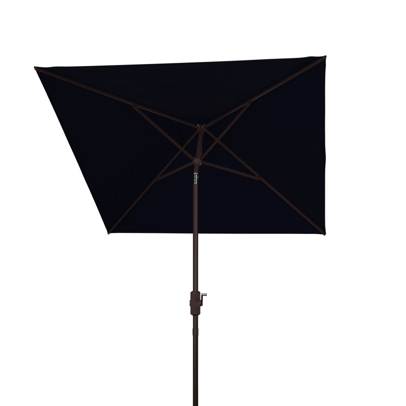 Parasol de marché carré 90 po Lealia, Bleu marine