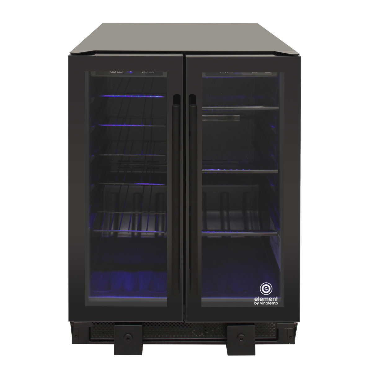 Vinotemp Butler Series Touch Screen Wine and Beverage Cooler with French Doors — FIN-0017445 | Fridge.com