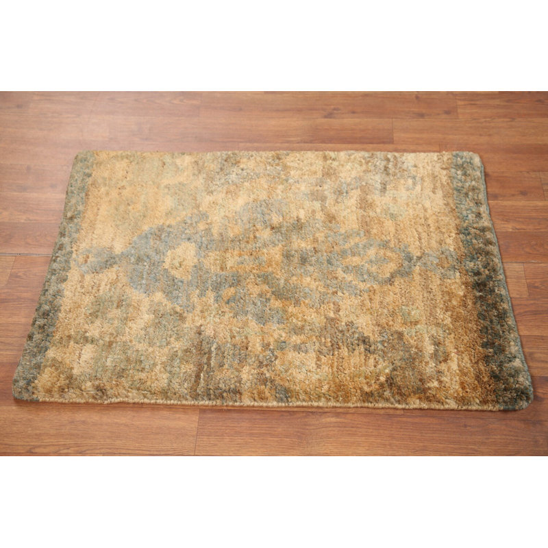 Tapis marocain abstrait pour vestibule 2x3