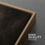 Moody brun foncé, texture abstraite, décoration murale pour le salon ou le bureau - impression sur toile encadrée-42049641-42049655