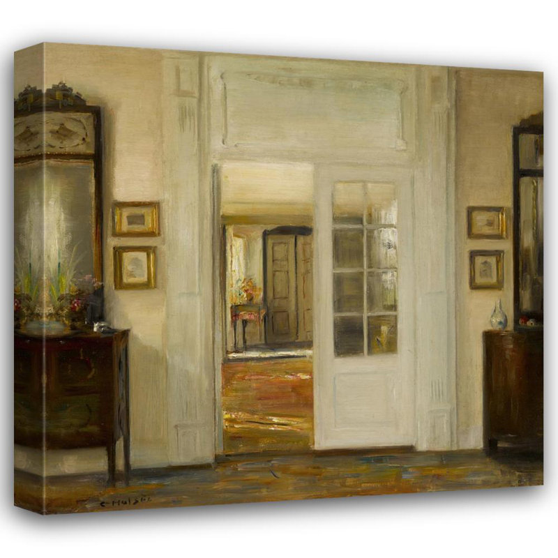 "Interior Light" par Carl Holsøe - Art mural sur toile tendue avec châssis, H 48 po x l 33 po
