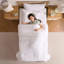 Ensemble d'édredon en microfibre 5 pièces avec draps-124666890-124666901