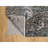 8'x9'10" Intense Grey Transitional Erased Silk with Wool Hand Knotted Rug 8ED4101A096A4C41A40EEBD9B2858636