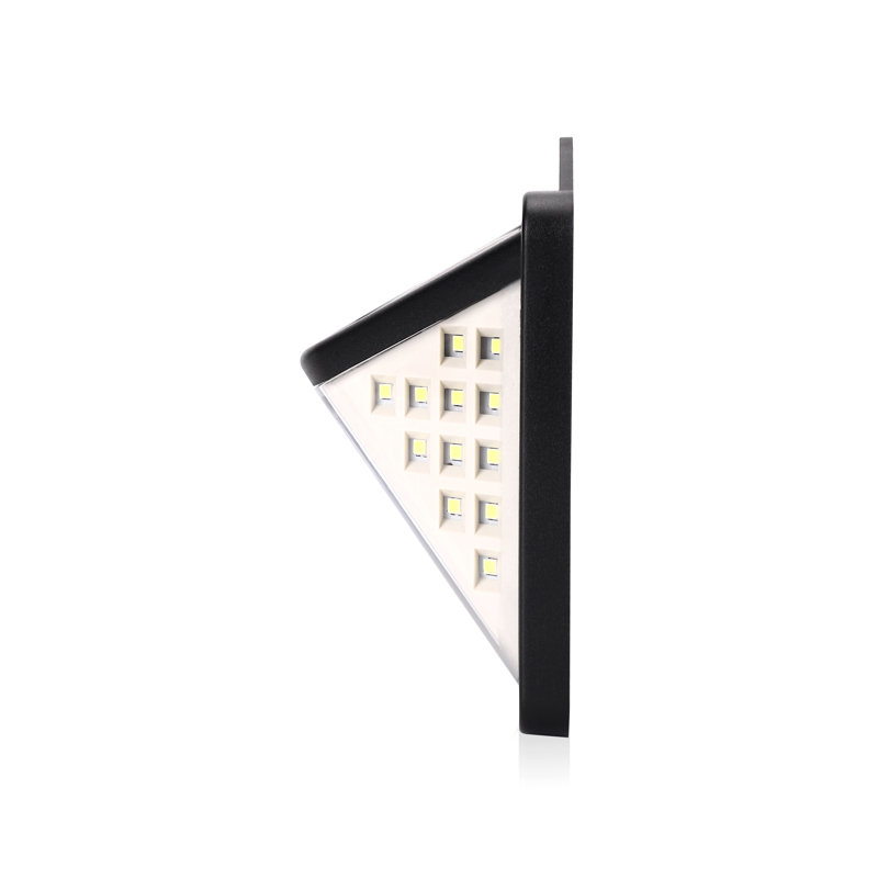 Black Solar LED Motion Sensing Wall Light (2 Pack)