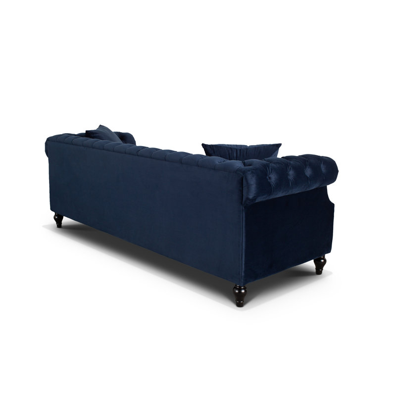 Mitiwanga 2 - Piece Velvet Living Room Set, Navy Blue