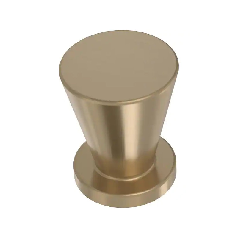 (5 Pack) 3/4 inch Classic Cone Knob, Champagne Bronze