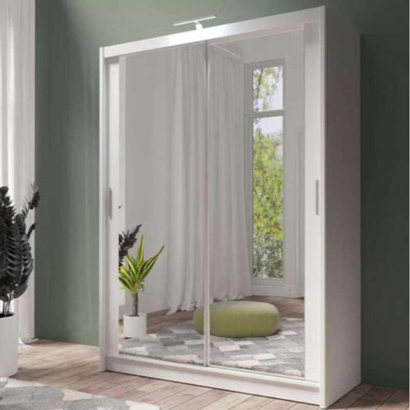 Manufactured Wood Wardrobe, White