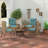21" x 43" Outdoor Chair Cushion with Ties and Loop-187276753