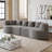 Curved Sectional Sofa-1419324224