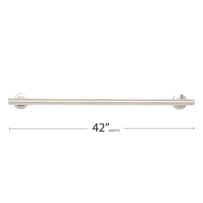 Barre d'appui murale Coronado, Acier inoxydable satiné, l 42 po