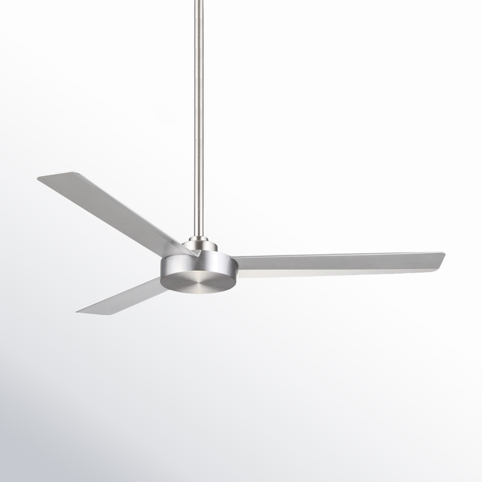Roto 52" Ceiling Fan, Brushed Aluminum
