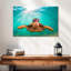 Tortue verte de Maui sur toile-1325578176