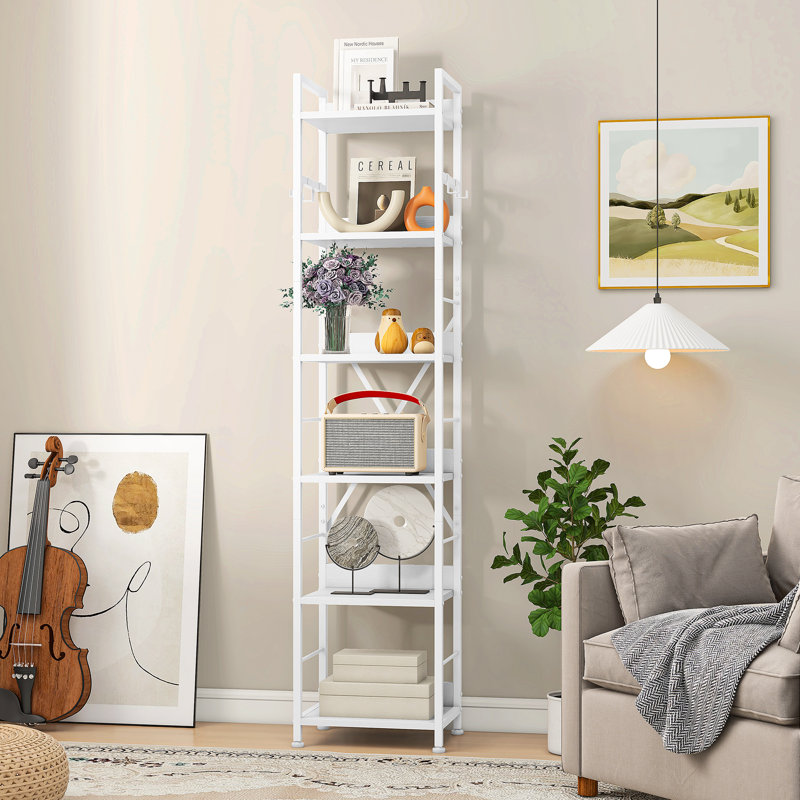 183cm H x 40cm W Metal Bookcase