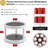 2 Pack, 2 Tier Turntable Lazy Susan Spice Organizer - Rotating Seasoning Rack Spinner For Pantry Cabinet Kitchen Countertop, Table Top Organizing - Multiuse Two Tier Rotating Organization Rack