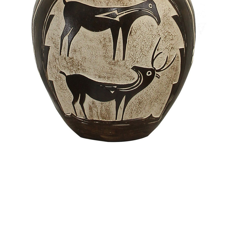 Lampe de table Eugenery, Noir / gris