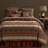 Sierra Brown/Red/Tan Aztec Print Western Rustic 7 Piece Comforter Set-676990230