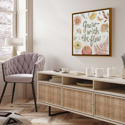 Botanical Encouragement I Print on Canvas