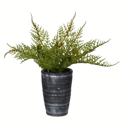 Fougère artificielle en pot